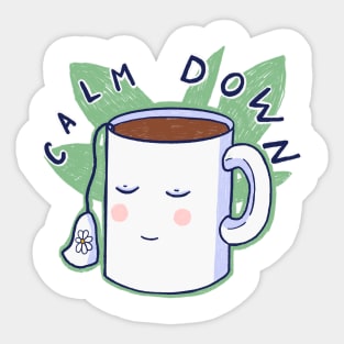 camomile tea Sticker